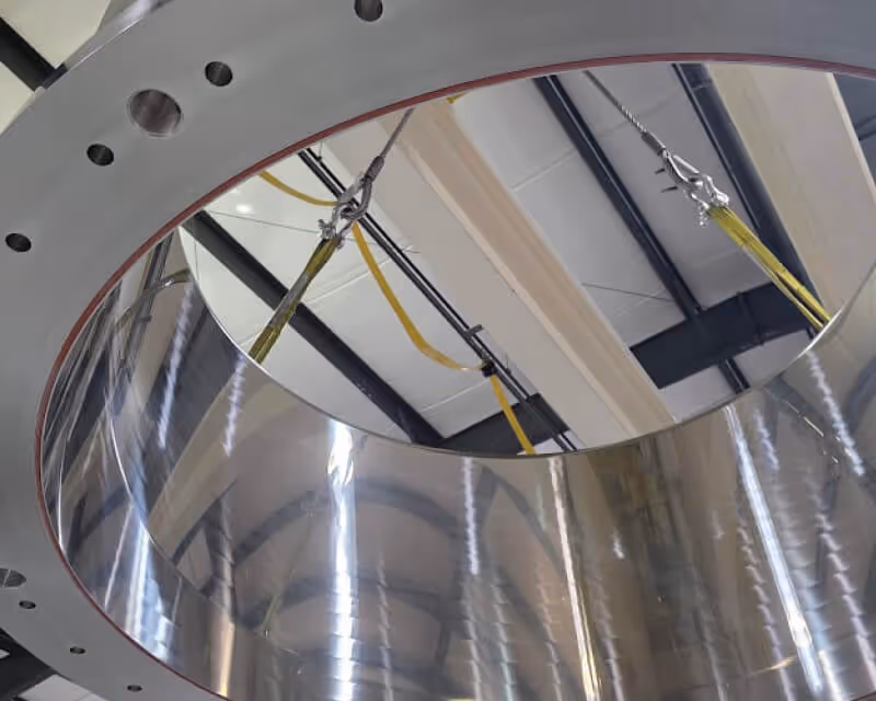 Mann Welding steel industrial chromatography weld and steel detail.